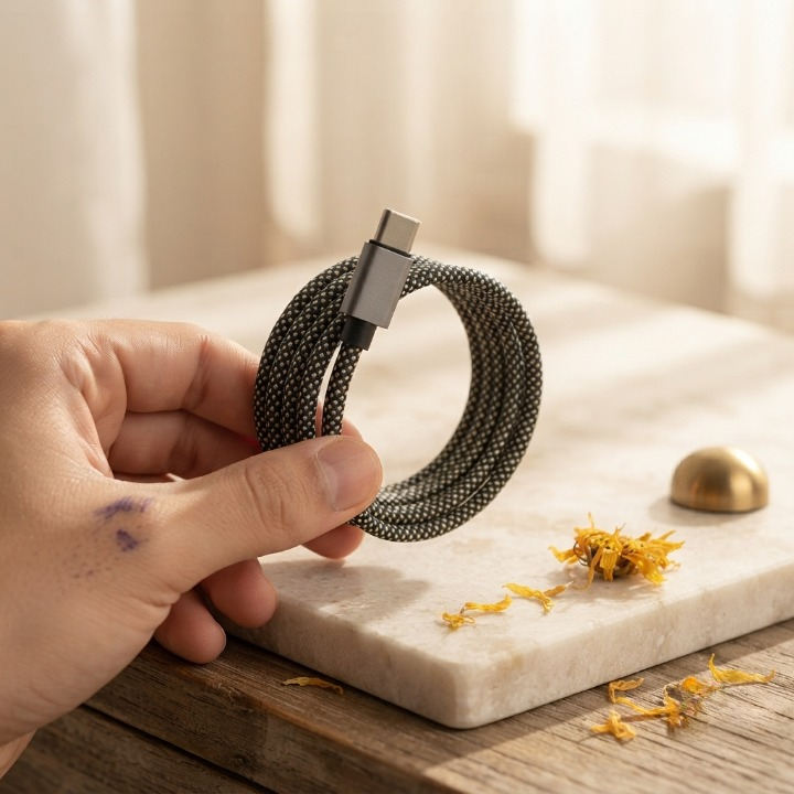 Original Magnetic Cable For iPhone Type C To Lightning Super Fast Charging Premium Quality 100 Percent Original Magnetic Design - Image 2