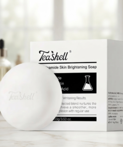 Teashell Niacinamide Skin Brightening Soap - Skincare Product Designed For Cleansing And Brightening Routine - 40g