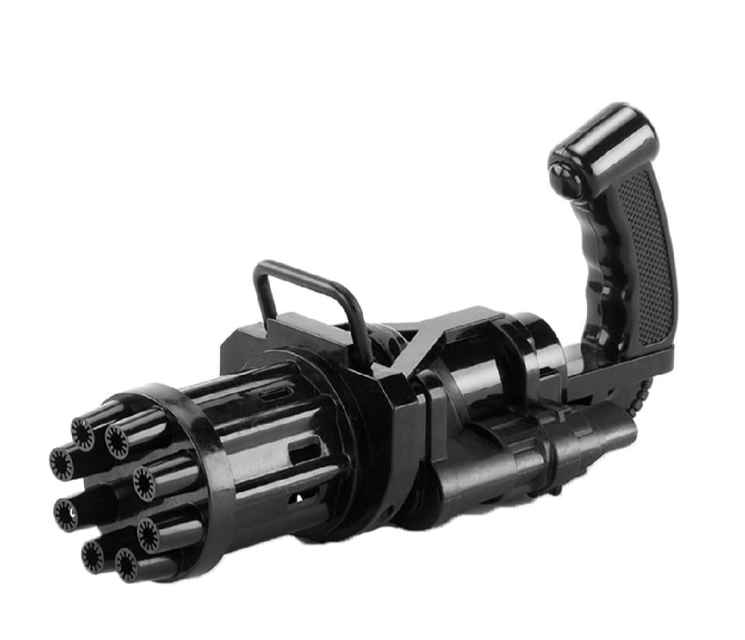 Electric Gatling Bubble Gun – 8 Hole Automatic Bubble Blaster Toy Gun - Image 2
