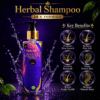 Instant Glow Herbal Shampoo 20+ Formula 150ml | Organic Herbal Hair Shampoo for Hair Growth & Hair Fall Control | Dandruff & Frizz Control | Scalp Nourishing Shampoo