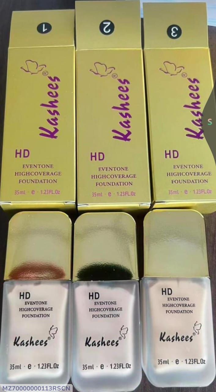 Kashees Gold HD Eventone High Coverage Creamy Foundation - 35ml - Image 3