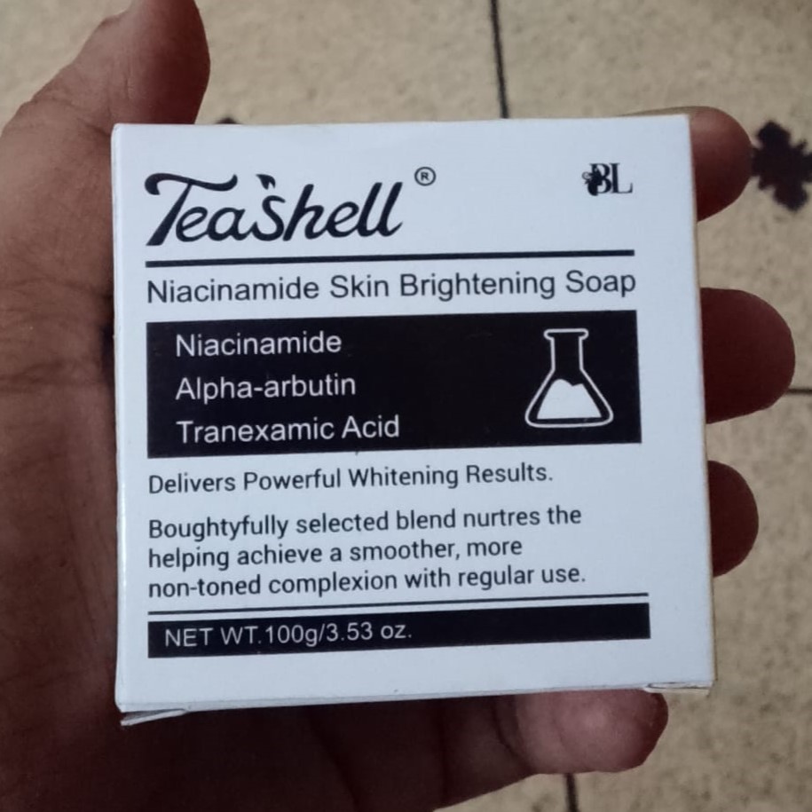 Teashell Niacinamide Skin Brightening Soap - Skincare Product Designed For Cleansing And Brightening Routine - 40g - Image 4