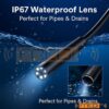USB Endoscope Mini Hidden Camera 1080P with 8 Adjustable LED Lights & 5M Waterproof Cable