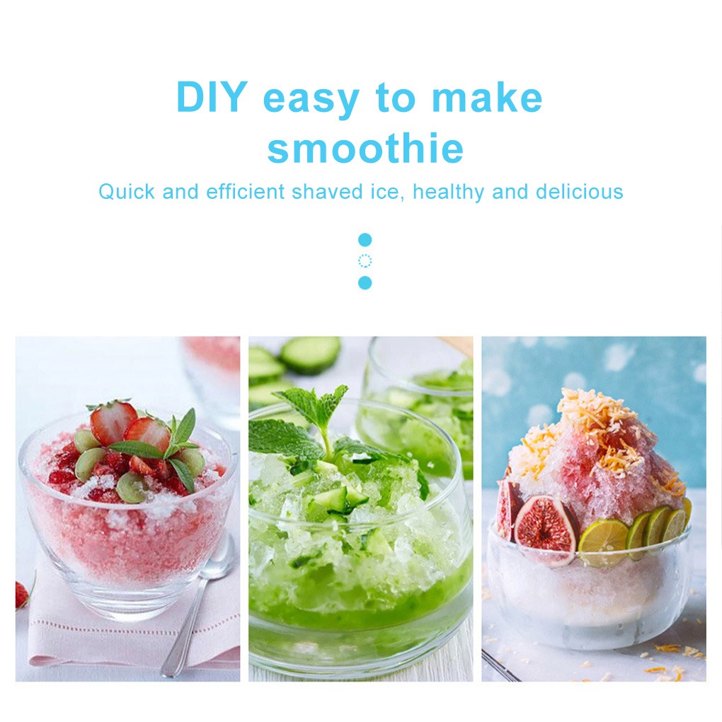 Manual Ice Crushing Shaver Maker Machine Gola Ganda Household Ice Crusher For Refreshing Summer Treats - Image 2