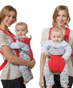 Adjustable Baby Carrier Safety Belt Backpack | Strong Material Infant & Toddler Carrier | Comfortable Baby Carrying Sling for Newborns (Random Color)