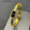 Fake Watch Handcuff Bracelet for Women – Stylish Gold Wrist Watch - QTX-184 - Image 2