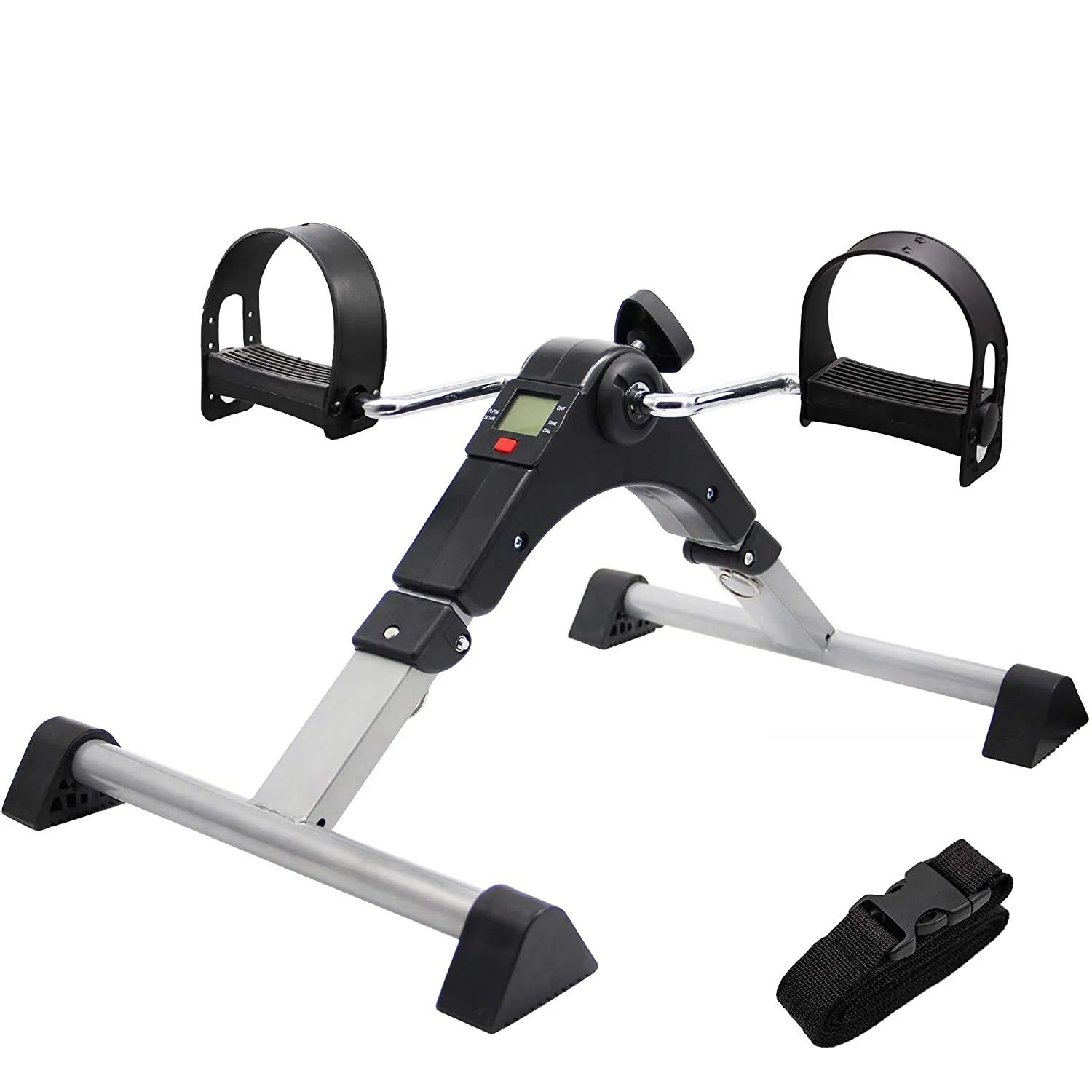 Mini Bike Pedal Exerciser Arms And Leg Pedal Exerciser With Digital Meter Foldable Mini Fitness Cycle Home Exercise Machine - Image 3