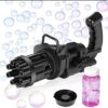 Electric Gatling Bubble Gun – 8 Hole Automatic Bubble Blaster Toy Gun - Image 3
