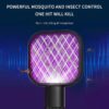 USB Rechargeable Mosquito Killer Racket | Portable Mosquito Repellent Racket With UV Light For Home Office Use - Image 2