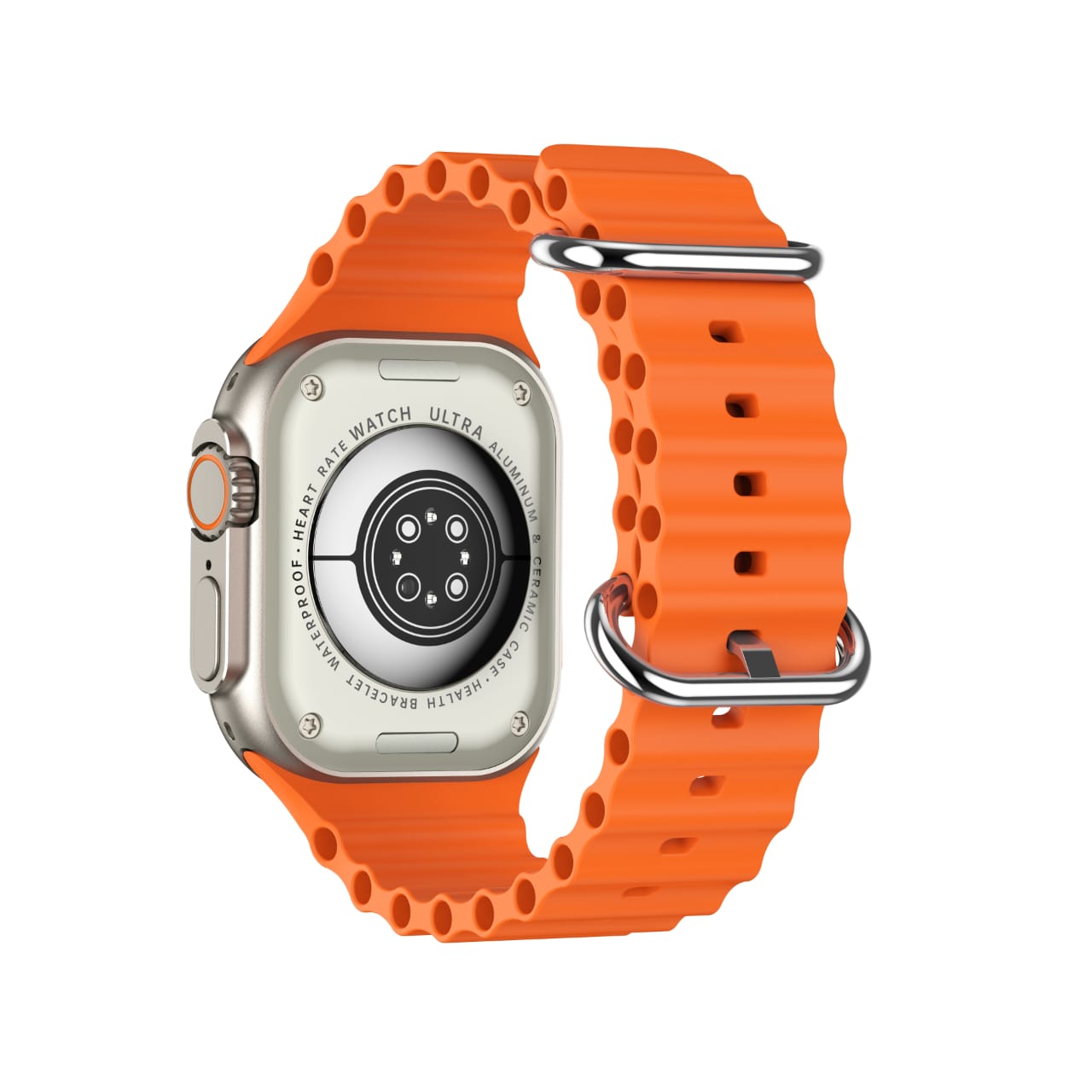 V200 Ultra 2.2" Smart Watch with Wearfit Pro App – IP68 Waterproof Sport Fitness Watch (Orange) - Image 3