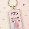 BTS Dual Side Printed Acrylic Keychain 2 Inch | Glossy K-Pop Key Ring | Premium Gift for BTS Fans & K-Pop Lovers