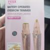 YESX HX-201 2-in-1 Eyebrow Trimmer & Facial Hair Shaver | Battery-Operated | Portable Grooming Tool - Image 4