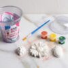 DIY Paint Kit For Kids Creative Play And Party Favors With Unpainted Plaster Figures Daisy Grapes Pineapple - Image 3
