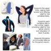 Car Seat Back Relief Lumbar Pain Back Support Pillow Headrest Waist Safety Chair Cushion For Auto Vehicle - High Quality - Image 2