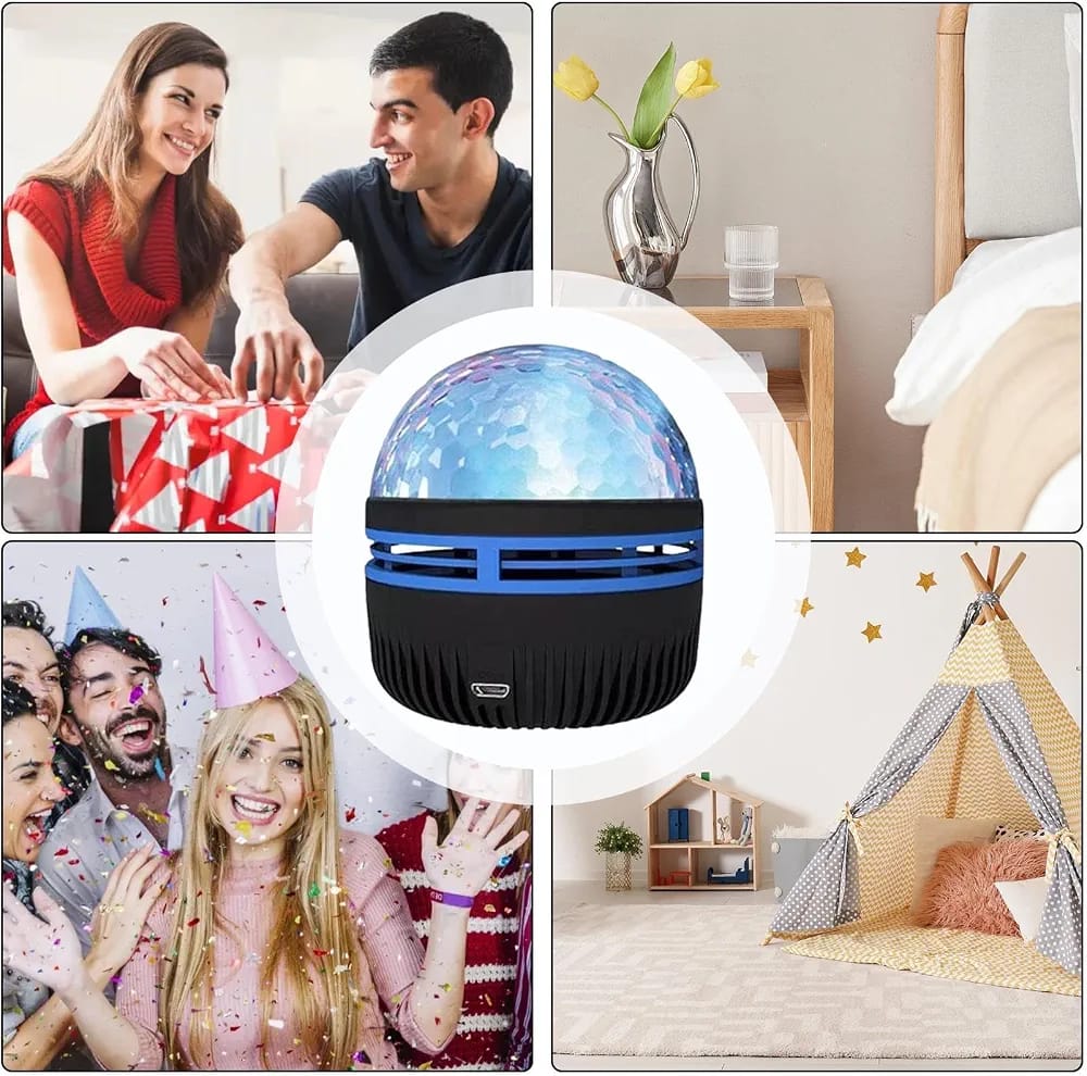 Northern Lights Aurora Galaxy Projector – Ocean Wave & Star LED Night Light with Remote Control - Image 3