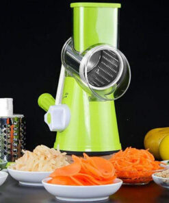 Manual Vegetable Drum cutter Slicer Multifunctional Round Slicer Kitchen Gadget (random color)