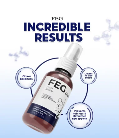 FEG Plus Hair Growth Spray - Personal Care Product Designed For Grooming And Daily Hair Care Routine - 50ML - Image 2