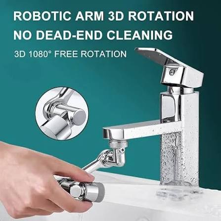 1080° Rotatable Faucet For Kitchen & Washroom | Sink Faucet Rotating | Sink Extender Faucet - Image 2