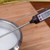 TP101 Digital Food Thermometer with Stainless Steel Probe | Kitchen BBQ Meat Cooking Baking Milk Oil Water Temperature Meter