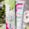 Veet Pure Hair Removal Cream For Dry Skin 100g Is Specially Formulated To Provide Gentle And Effective Hair Removal - Image 4