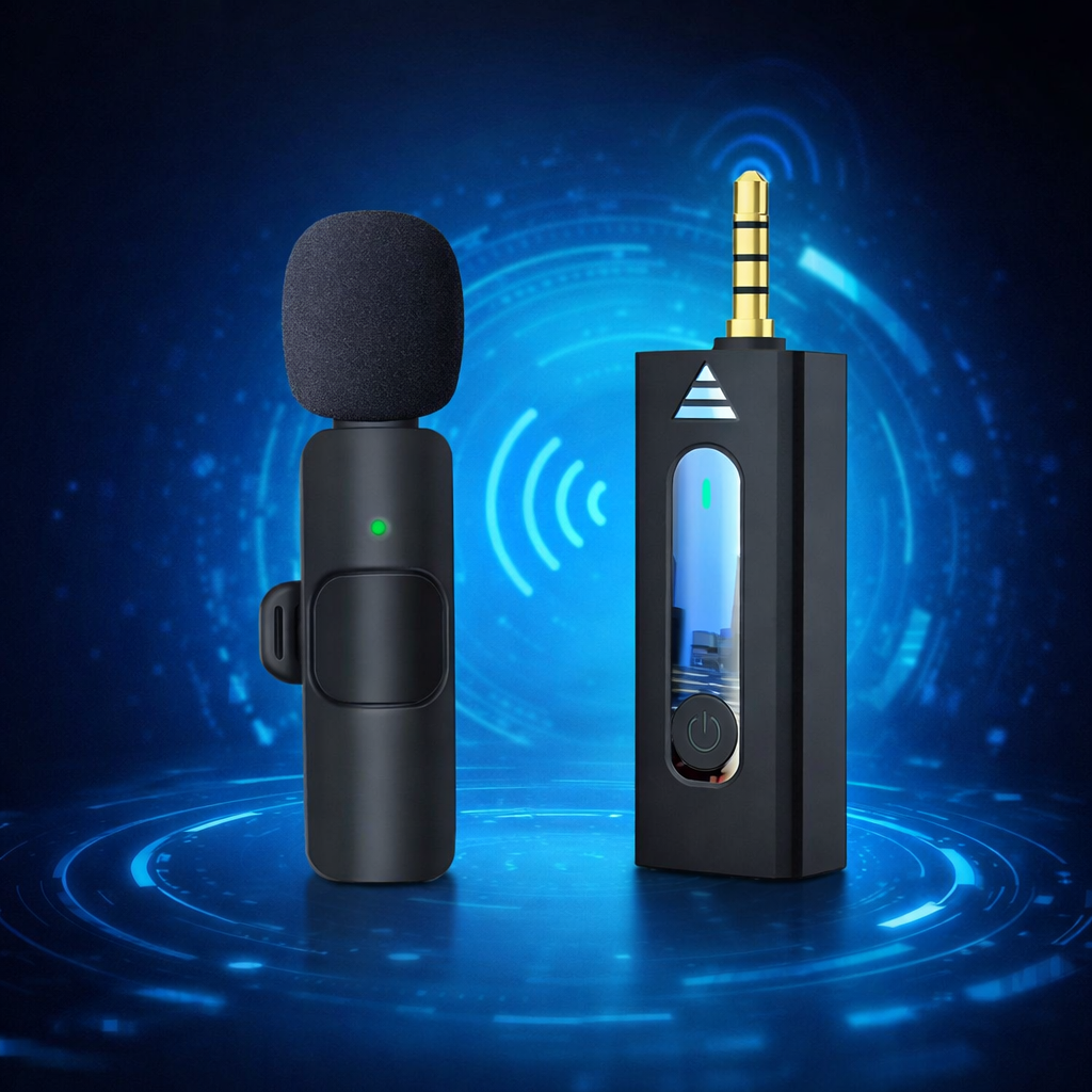 K35 High Quality Collar Wireless Single Microphone - Electronic Accessory Designed For Audio Recording And Daily Streaming Routine - Image 2
