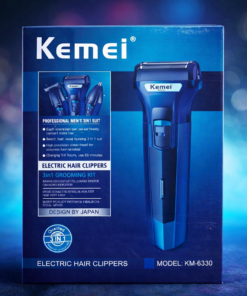 Kemei 3 In 1 Electric Hair Clipper And Grooming Kit KM-6330 - Personal Care Product Designed For Grooming And Daily Hygiene Routine