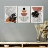 Set of 3 Premium Wall Art Photo Tiles – Modern Home Decor Sets 8x11