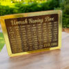 Umrah Saving Box | 210000 Umrah Saving Gift Wooden Box | Wooden Umrah Saving Box (Unassembled) - Image 4