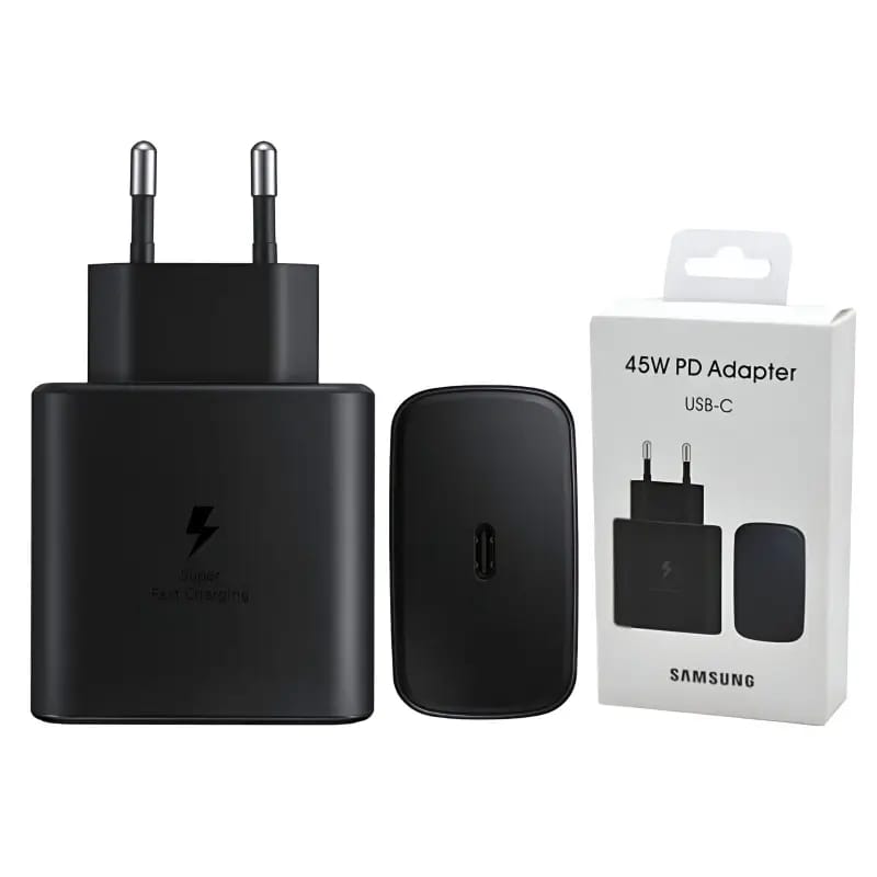 Samsung Original 45W PD Super Fast Charger USB-C Adapter – UK/US/EU Pin Fast Charging Wall Charger - Image 2