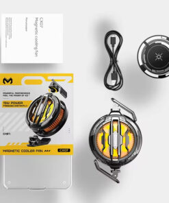 Magnetic Phone Cooler Fan Case Yellow CX07 Gaming