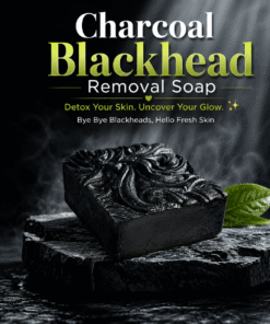 Charcoal Blackhead Removal Soap – Deep Cleansing Activated Charcoal Soap for Blackheads