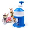 ICE GoLa Machine / Handle Diy Ice Crusher Manual Multifunction Portable Ice Slush Maker Home Snow Cone Smoothie Ice Block Making Machine Ice Shaver(random color)
