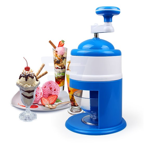 ICE GoLa Machine / Handle Diy Ice Crusher Manual Multifunction Portable Ice Slush Maker Home Snow Cone Smoothie Ice Block Making Machine Ice Shaver(random color)
