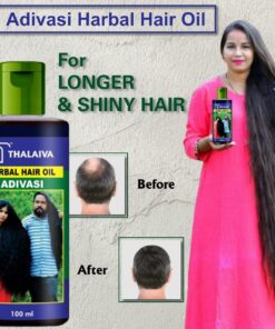 Pack of 2 Adivasi Hair Oil 120 ml + Adivasi Hair shampoo 200ml (Without box)