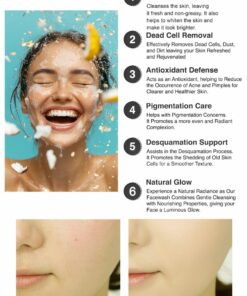 Kashee's Rice Face Wash – Whitening & Brightening Cleanser for Glowing Skin – 150ml