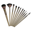 11 Pieces Soft Fluffy Makeup Brush Set - Cosmetics Brush Set - Makeup Brush Kit - Blush and Powder Brushes - Makeup Brushes for Foundation - Without Box