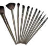 11 Pieces Soft Fluffy Makeup Brush Set - Cosmetics Brush Set - Makeup Brush Kit - Blush and Powder Brushes - Makeup Brushes for Foundation - Without Box - Image 2
