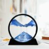 3D Moving Sand Art Lamp - Flowing Sand Painting Picture Dynamic Hourglass Decorative Desk Ornament Office Home Decor Lamp (Random Color) - Image 2