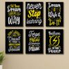 Set of 6 Premium Wall Art Photo Tiles – Modern Home Decor Sets 8x11