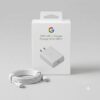 Original Google 30W USB-C PD Fast Charger with USB-C to USB-C Cable for Google Pixel 9/8/7/6 Series