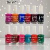 Huda Beauty Peel Off Nail Polish Set Of 6 Vibrant Colors Easy Removal Glossy Finish | Random Colour - Image 2