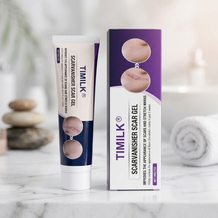TIMILK Scarvanisher Scar Gel – Advanced Formula for Scars & Stretch Marks Reduction (30g / 1oz)