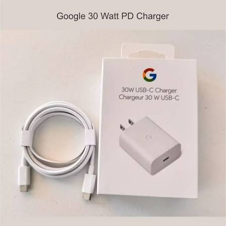 Original Google 30W USB-C PD Fast Charger with USB-C to USB-C Cable for Google Pixel 9/8/7/6 Series, Pixel Fold, Tablets & USB-C Devices - Image 4