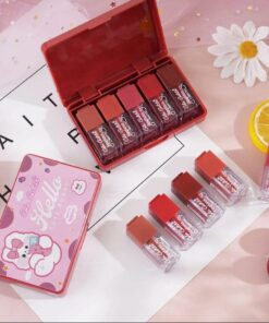 Color Castle Velvet Matte Long Lasting Lip Gloss Set – Pack of 5 - Multi Color