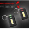 Mini COB LED Keychain Flashlight 3 Modes | Portable Rechargeable Keychain Torch | Emergency Pocket Light (Random Color) - Image 2