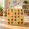 Math Puzzle Board Game - Educational Wooden Learning Toy Crafted From MDF Wood For Children And Mathematical Skills Development - Image 3