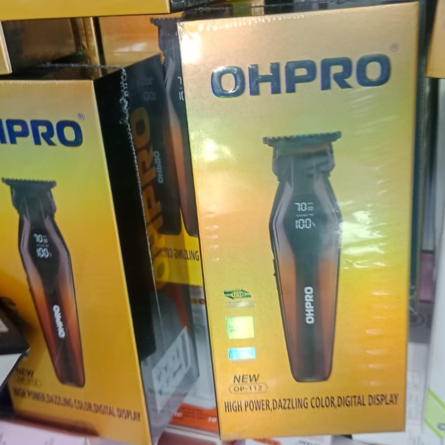 OHPRO OP-112 Cordless Hair Trimmer - Personal Care Product Designed For Grooming And Daily Hygiene Routine - Image 3