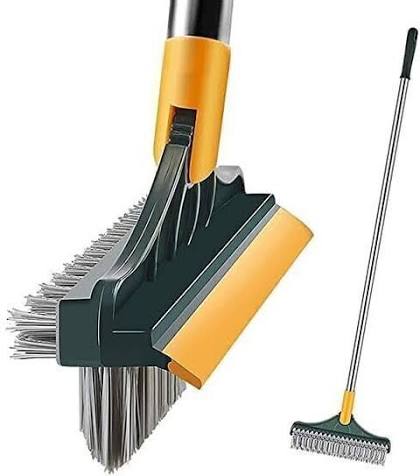 3-in-1 Wiper Brush Extendable | Viper Broom Brush 3in1 | Dual Purpose Cleaning Tool With Strong Bristles And Built In Wiper Blade - Image 3