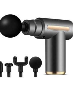 Professional Smart Percussion Massage Gun – High-Intensity Deep Tissue Muscle Massager With 4 Interchangeable Heads