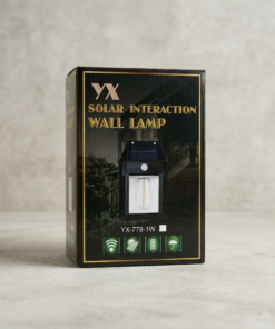 Solar Interaction Wall Lamp Waterproof Outdoor Motion LED Security Light (Model YX-778-1W)